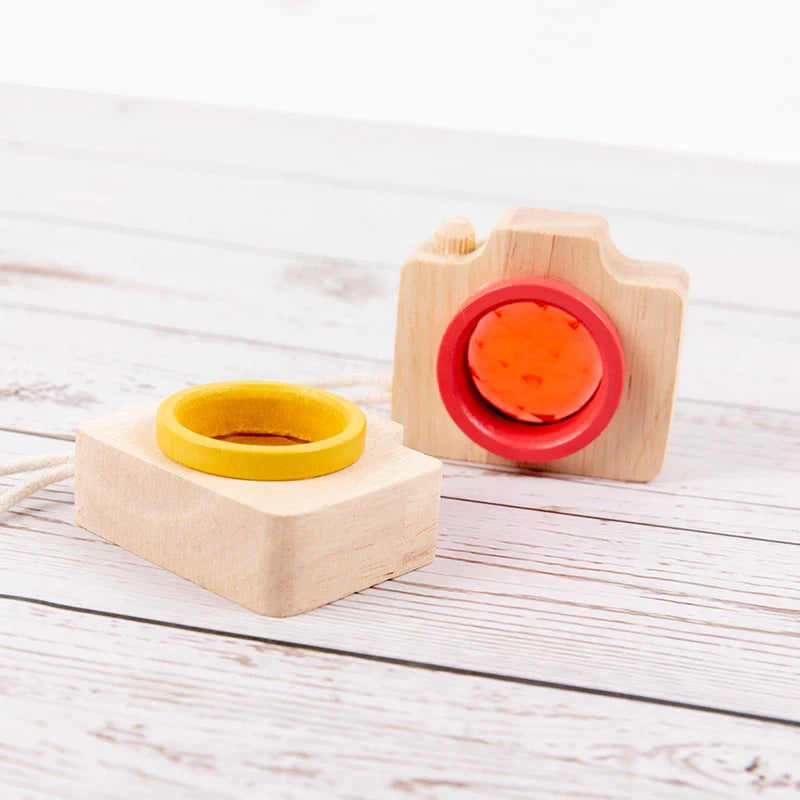 Mini Appareil Photo Kaleidoscope - Jouet En bois bébé