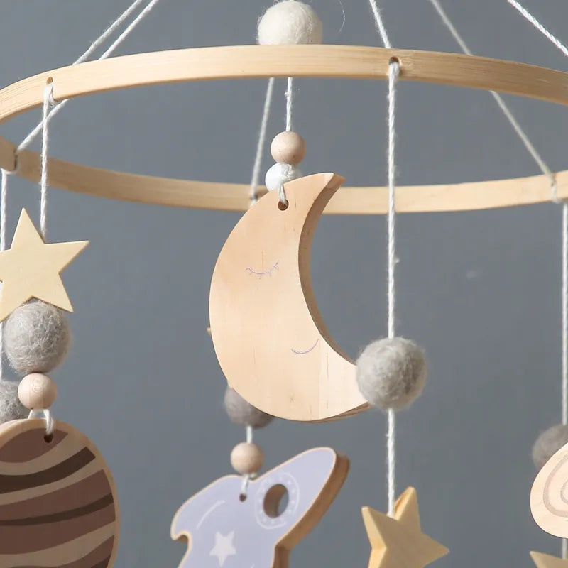 Mobile Baby Wood Galaxy