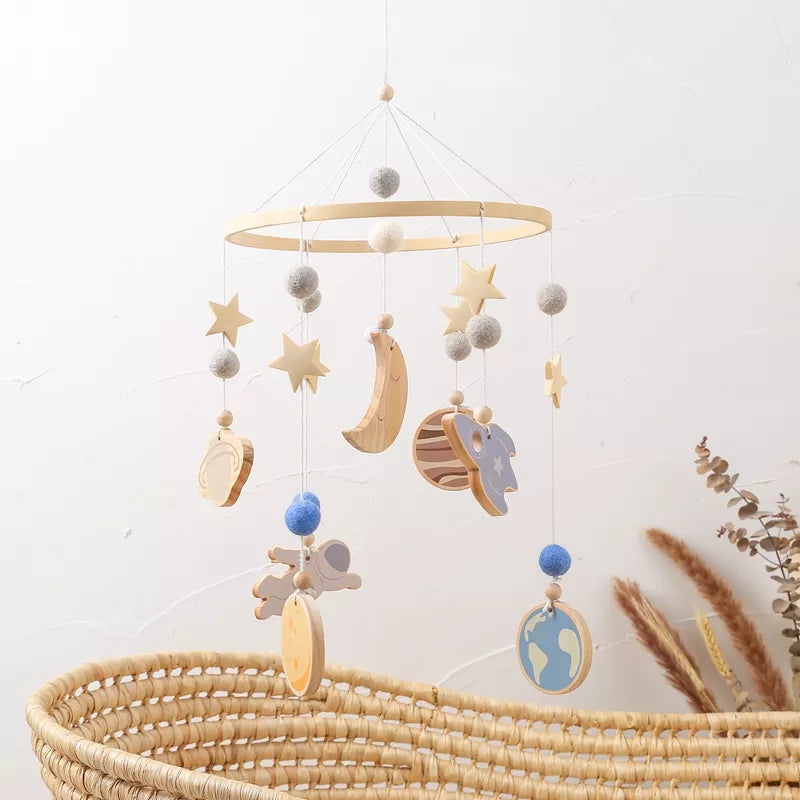 Mobile Baby Wood Galaxy