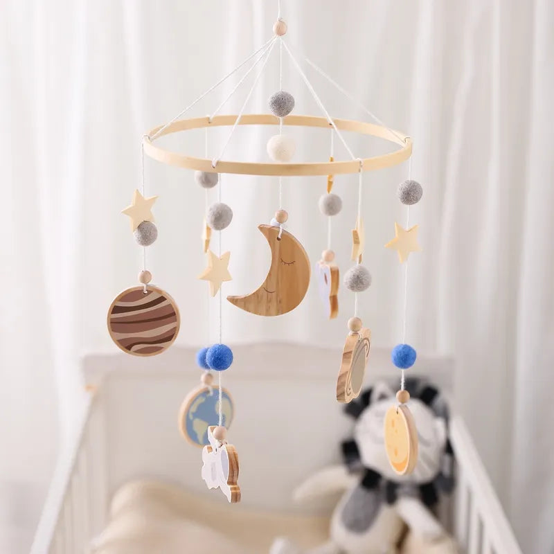 Mobile Baby Wood Galaxy