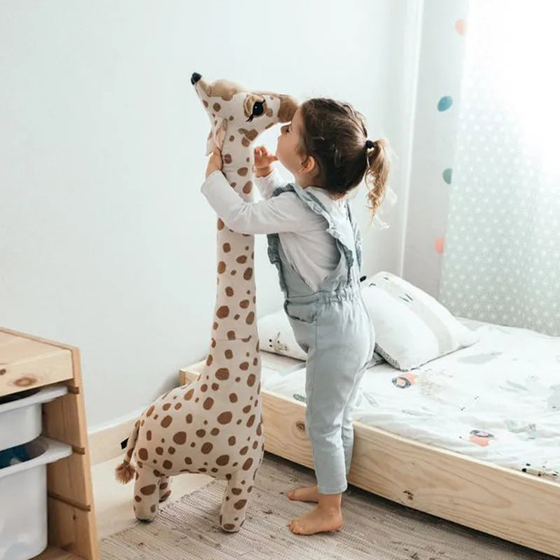 Peluche Girafe Géante - Grande 85cm - Peluche