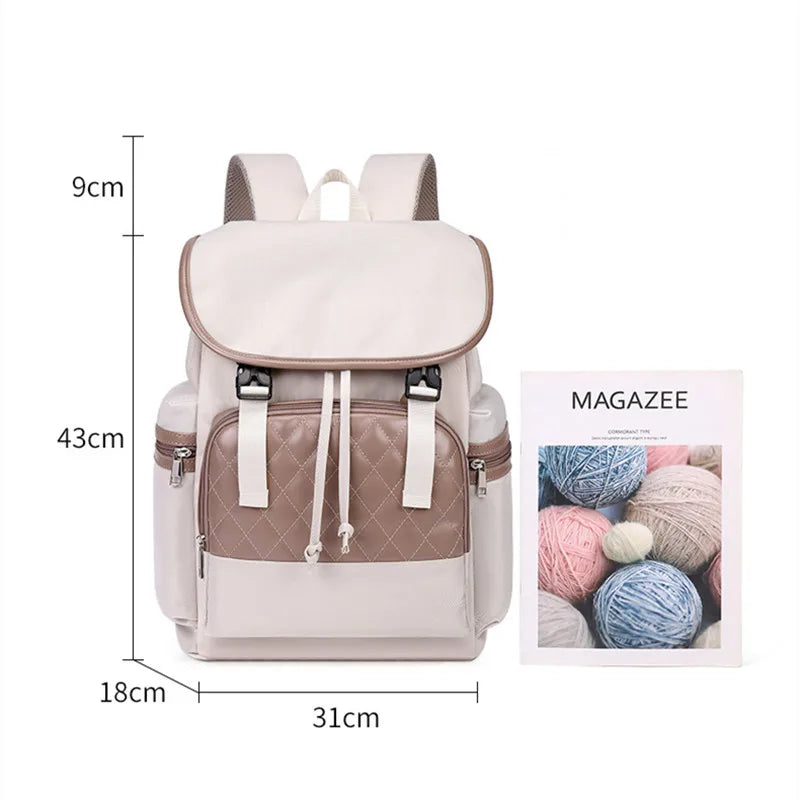 Sac à Dos à Langer Cuir Vintage - Sac à Langer