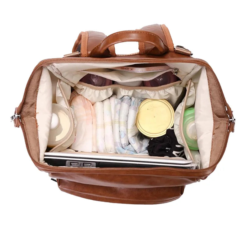 Sac à Langer Cuir Luxe - Sac à Langer