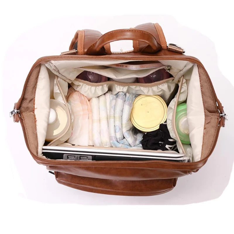 Sac à Langer Cuir Luxe - Sac à Langer