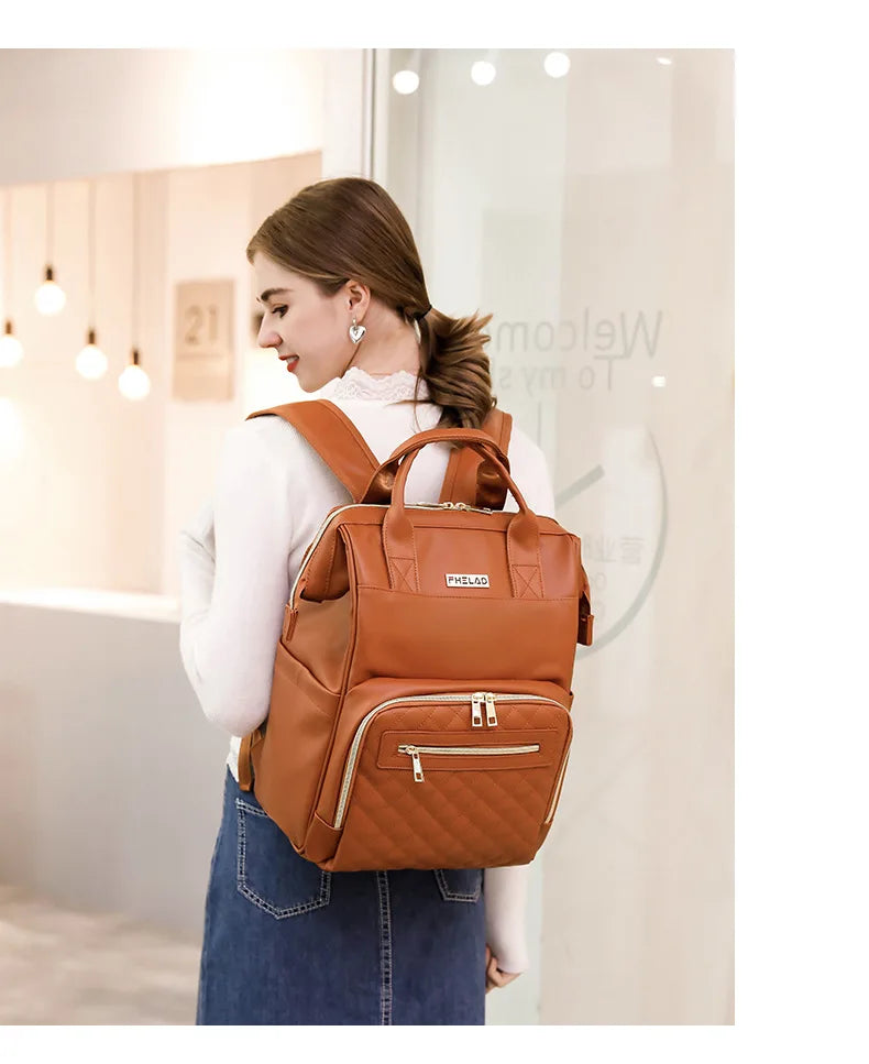 Sac à Langer en Cuir Vintage - Sac à Langer