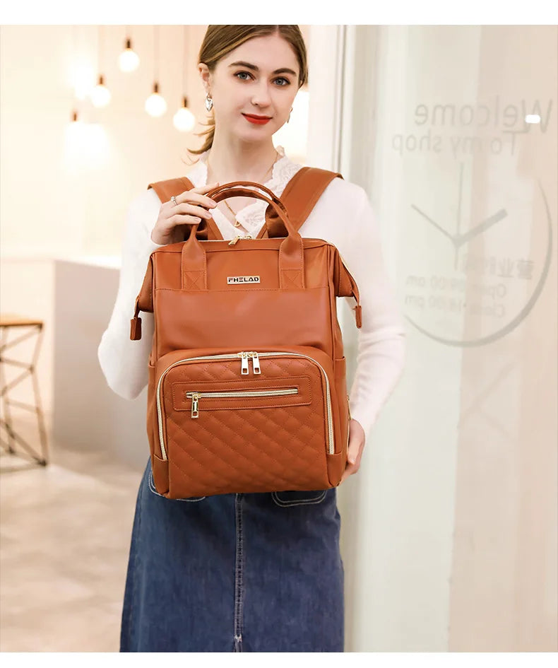 Sac à Langer en Cuir Vintage - Sac à Langer
