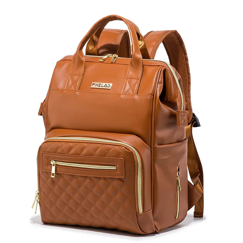 Sac à Langer en Cuir Vintage - Sac à Langer