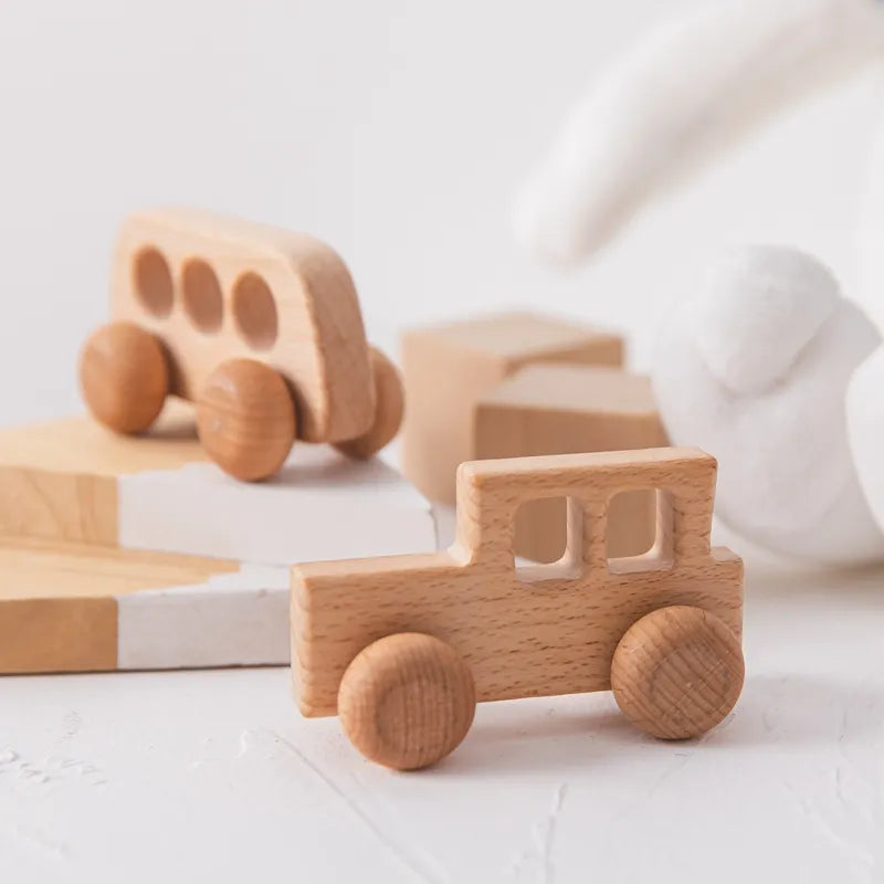 Voiture En Bois Bébé - Jouet En bois bébé