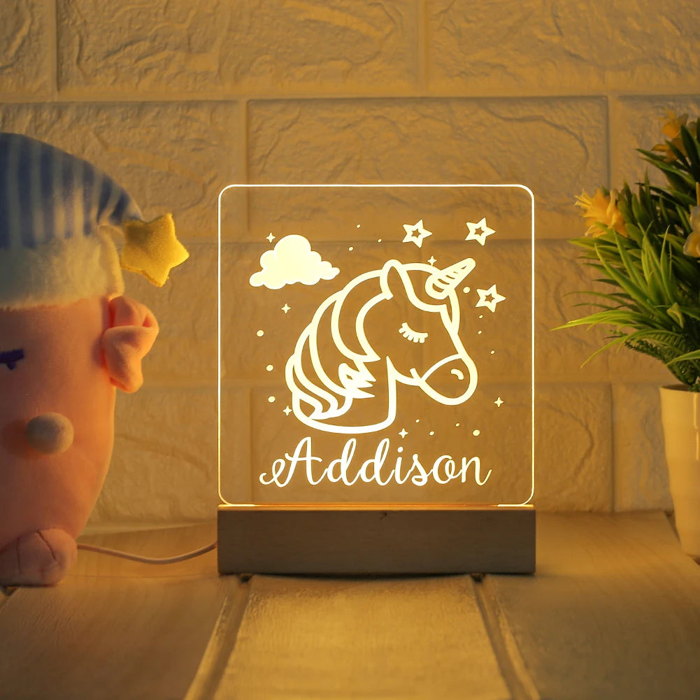 Personalized Night Light First Name