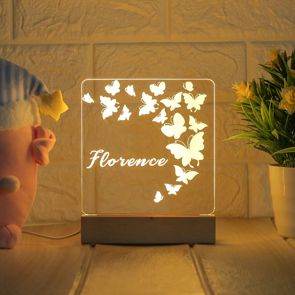 Personalized Night Light First Name