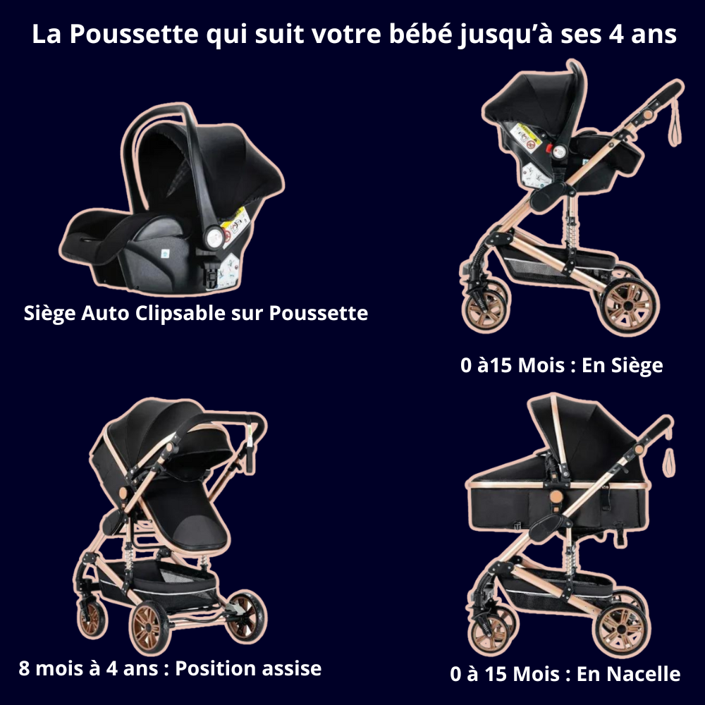 Poussette 3 En 1 Middleton - Poussette