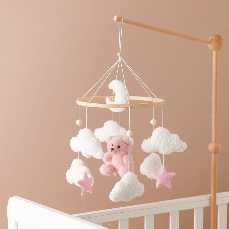 Baby Mobile Girl Pink Bear