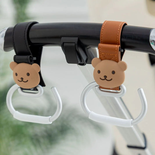 Stroller diaper bag hook