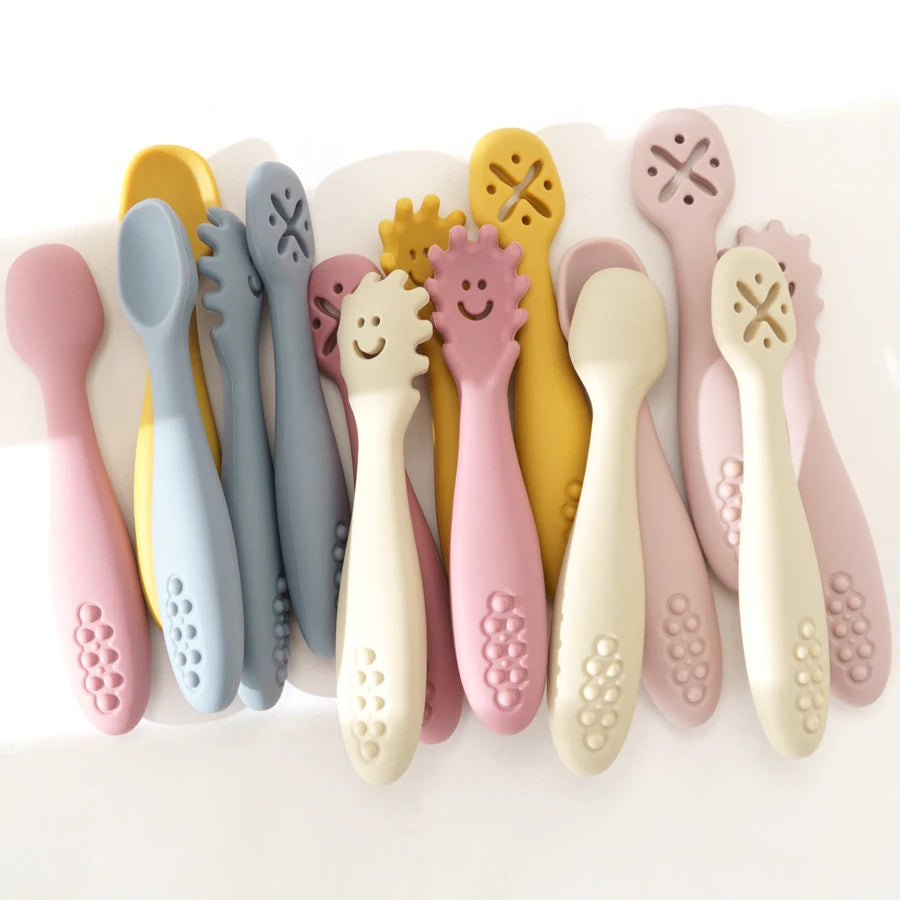 Baby Learning Spoon x3