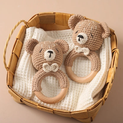 Hochet Crochet Ourson