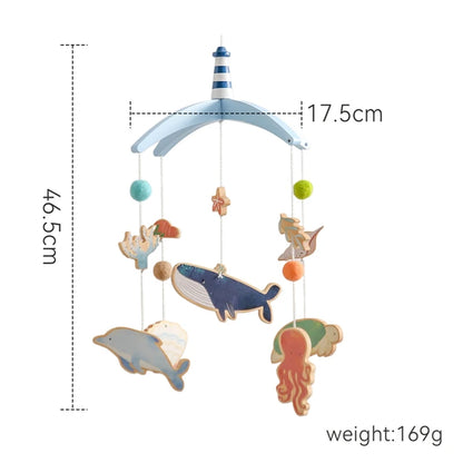 Mobile bébé en bois Océan