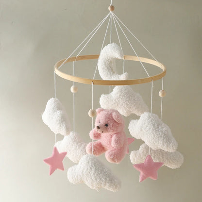 Baby Mobile Girl Pink Bear