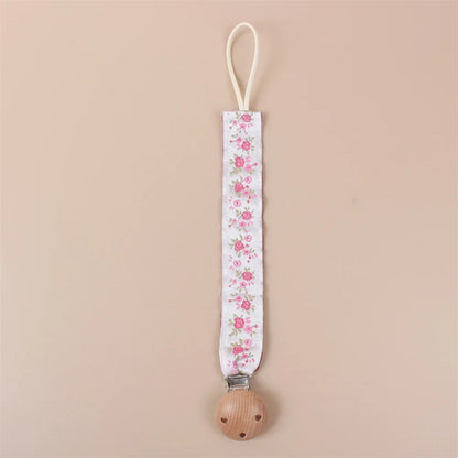 Embroidered Pacifier Clip