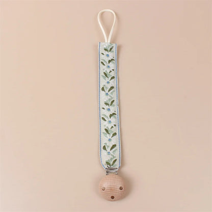 Embroidered Pacifier Clip