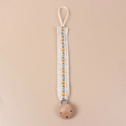 Embroidered Pacifier Clip