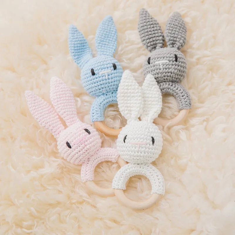 Baby Crochet Rabbit Rattle