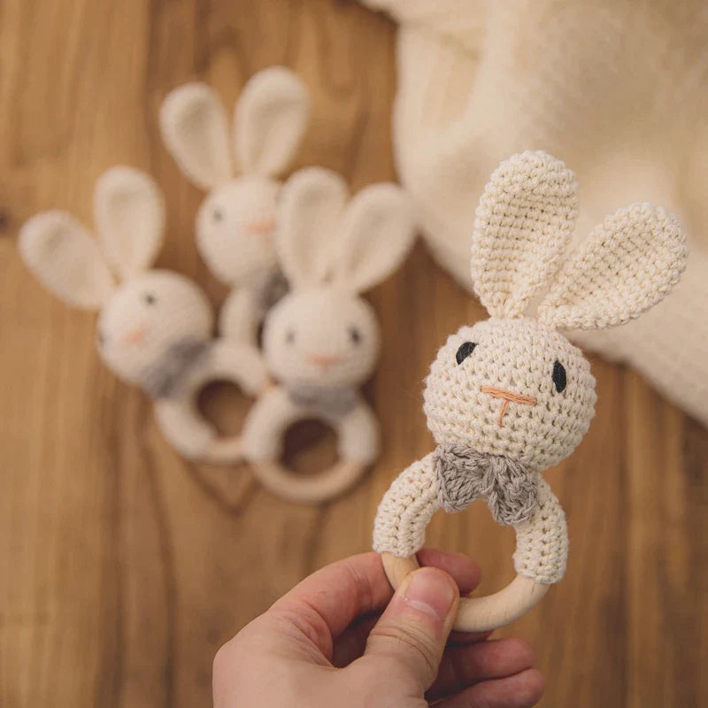 Baby Crochet Rabbit Rattle