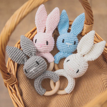 Baby Crochet Rabbit Rattle