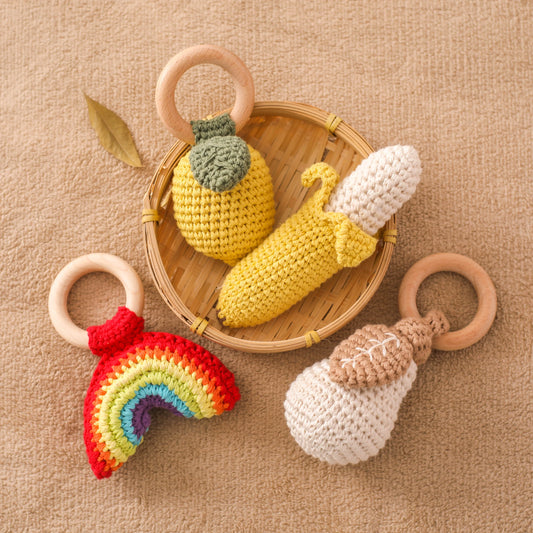 Hochet Crochet Fruit