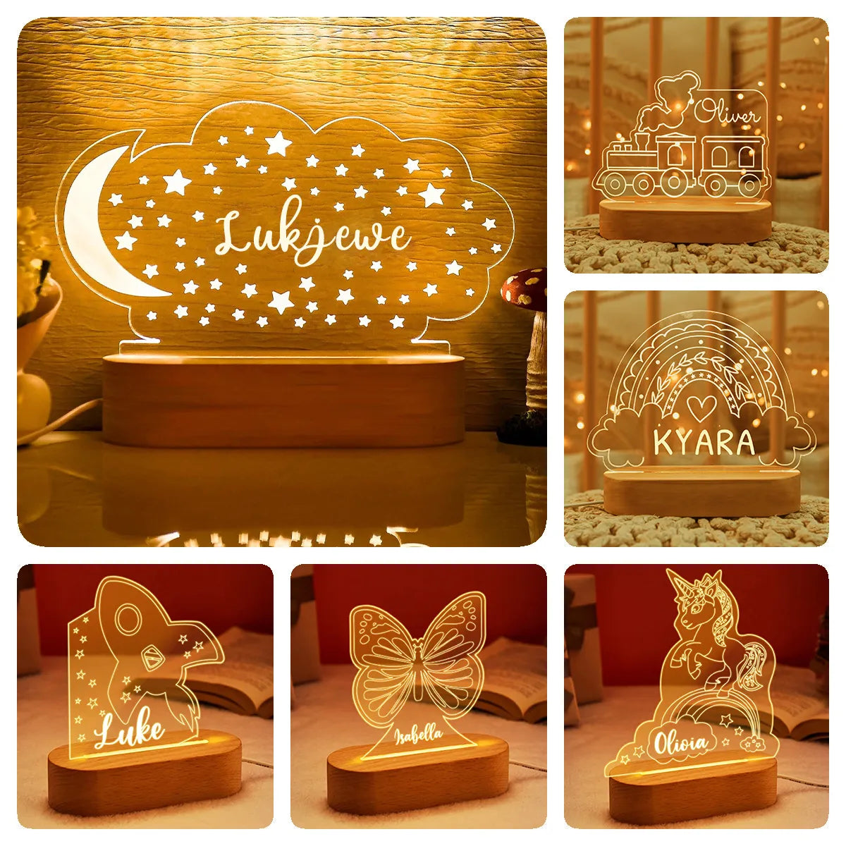 Customizable Baby Night Light